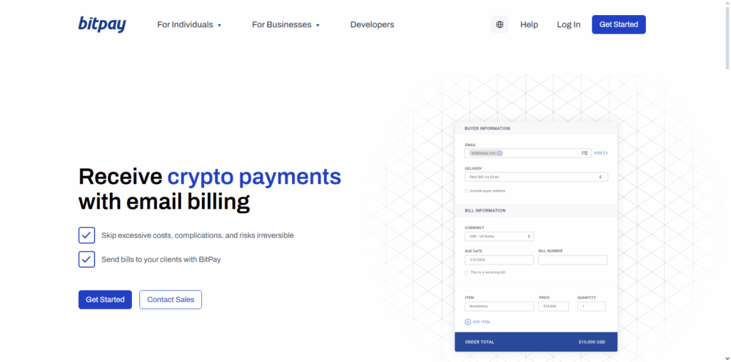 BitPay Invoices