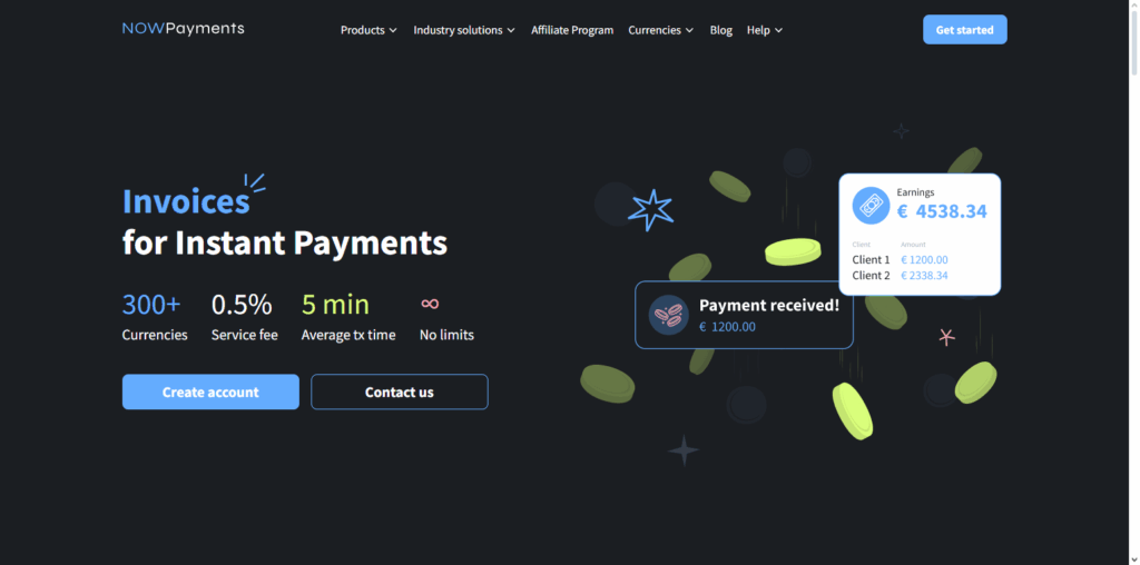 NOWPayments Invoicing