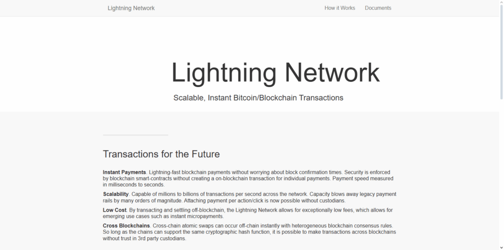 Lightning Network (Bitcoin L2)