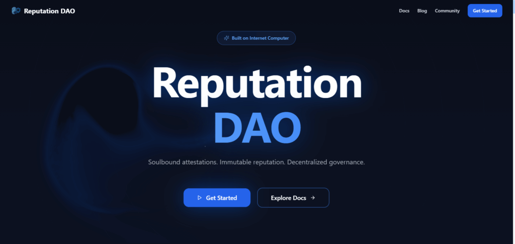 Reputation DAO