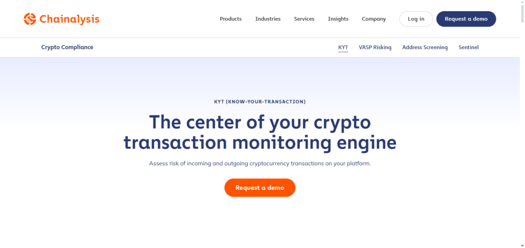 Chainalysis KYT Policy Engine