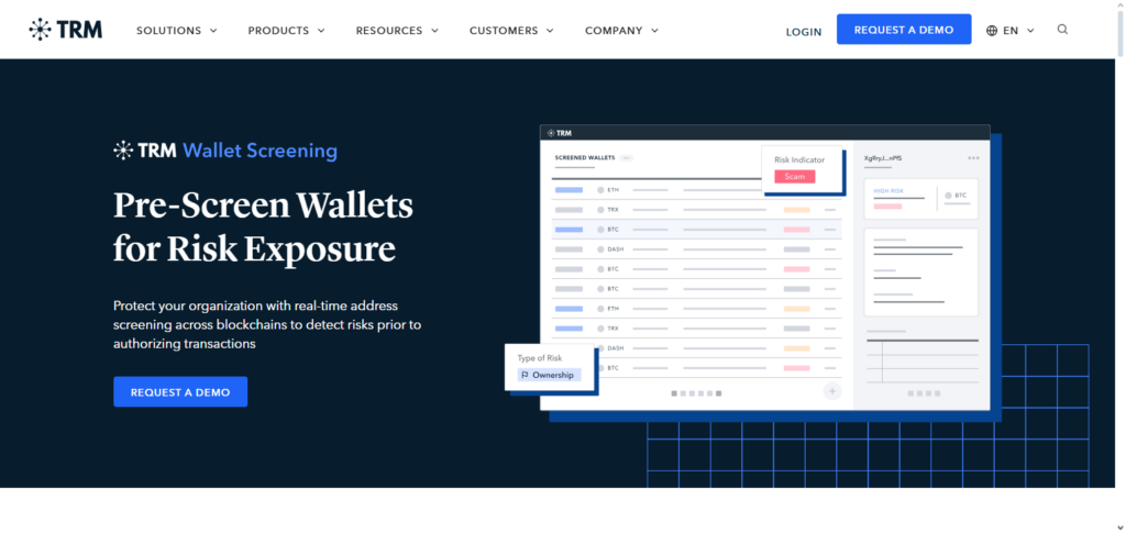 TRM Labs Wallet Monitoring Suite