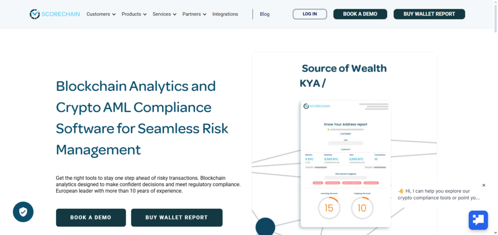 Scorechain Analytics