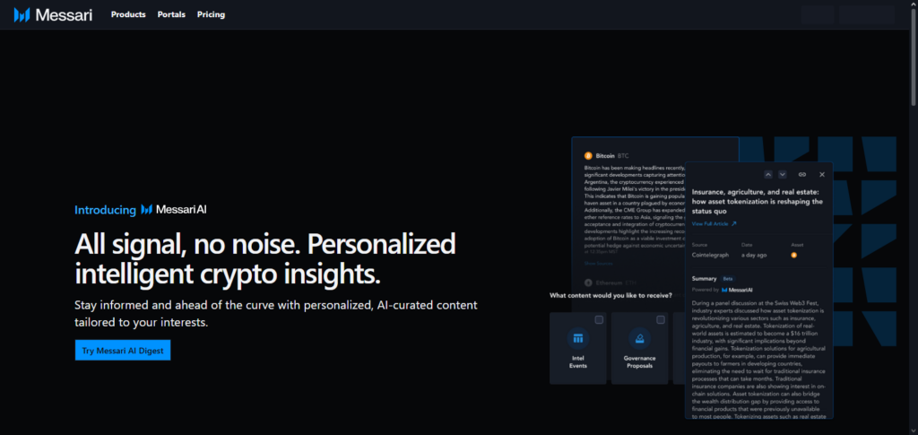 Messari AI Forecasts