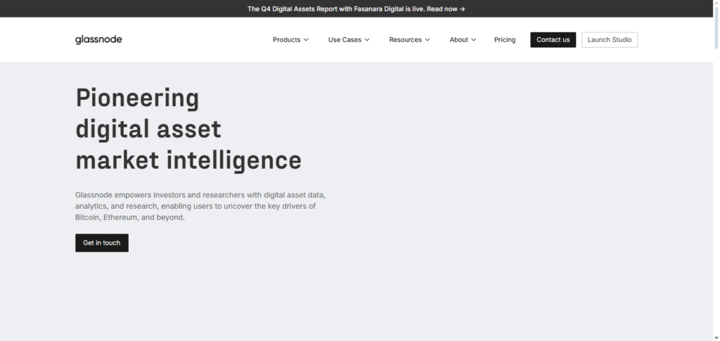 Glassnode AI Metrics