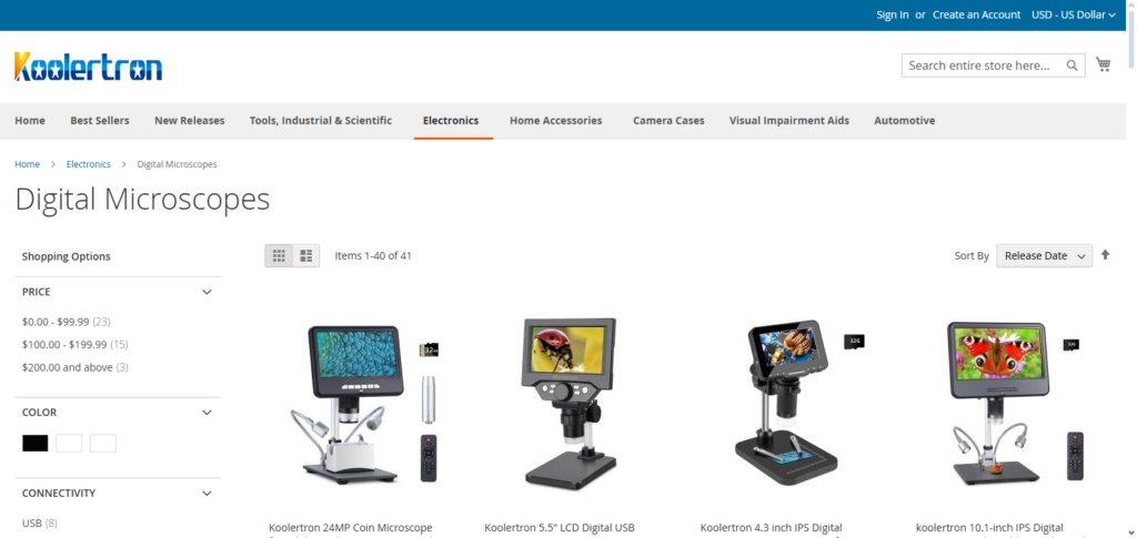 Koolertron LCD Microscope