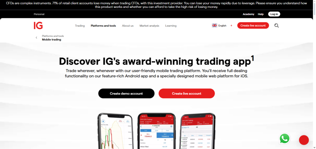 IG Trading App