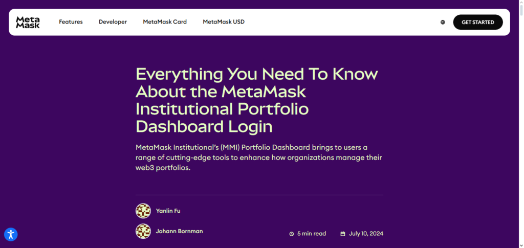 MetaMask Institutional (MMI)