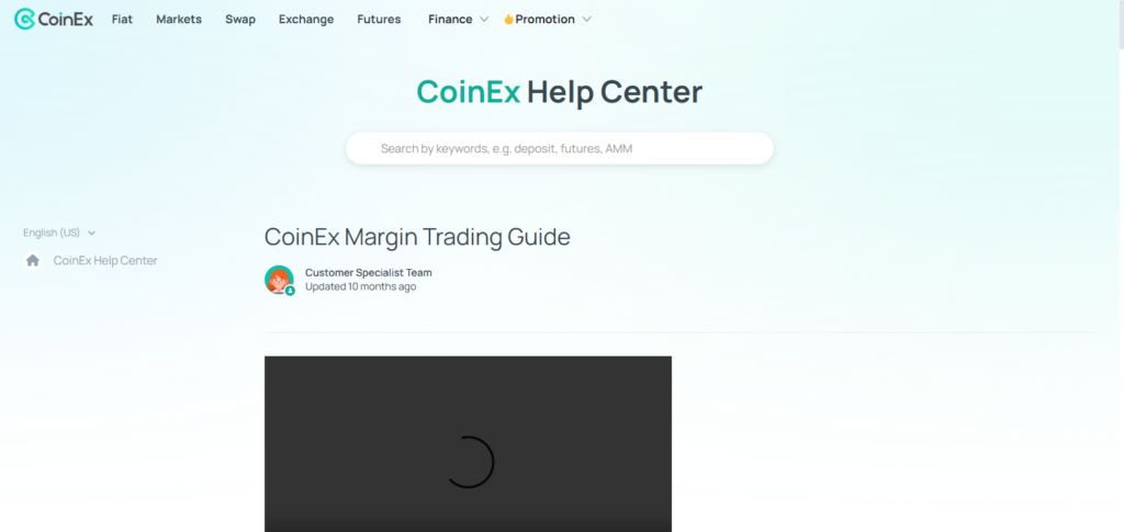 CoinEx Margin