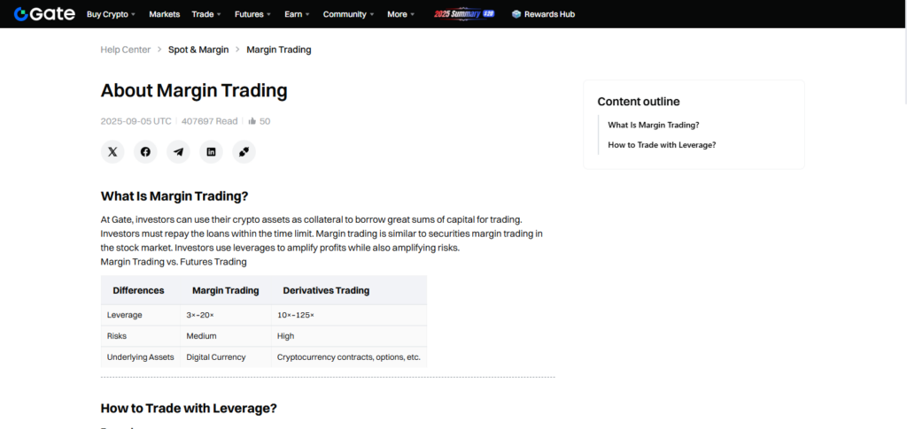 Gate.io Margin