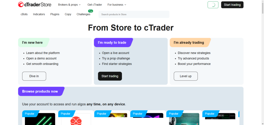 cTrader Automate (cAlgo)
