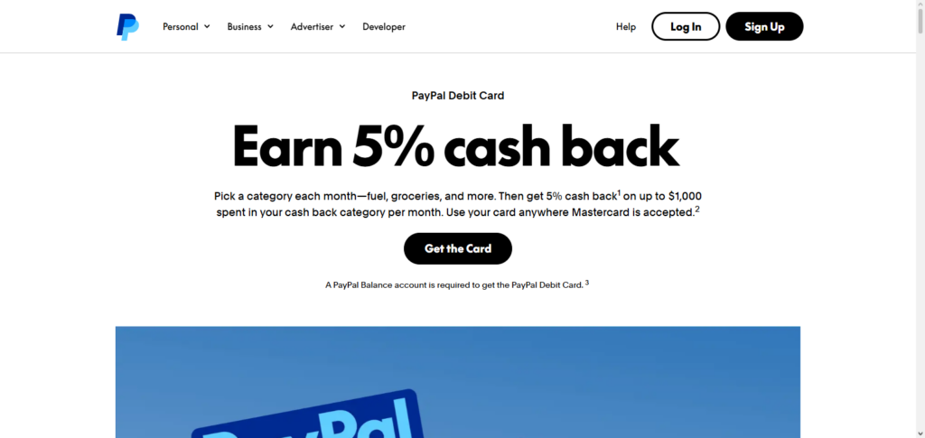 PayPal Debit Card & App