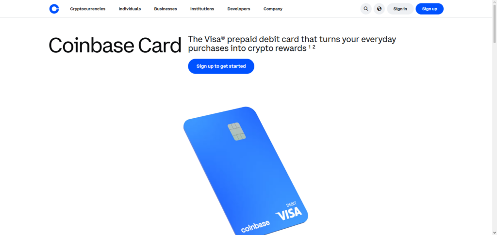 Coinbase Card & App