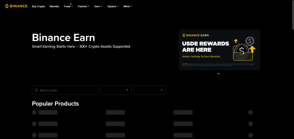 Binance Earn