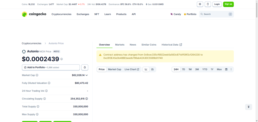 Autonio AI Trading Suite