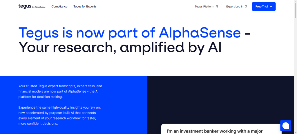 Tegus Research Platform
