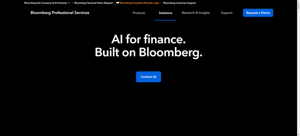 Bloomberg Terminal AI Tools