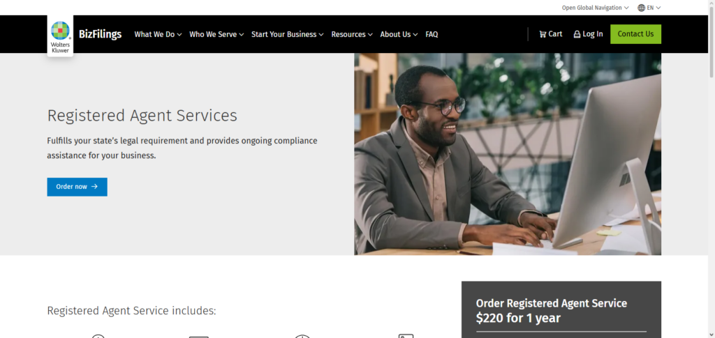 BizFilings Registered Agent