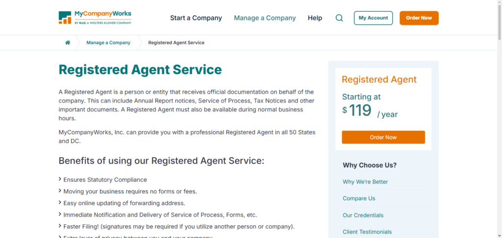 MyCompanyWorks Registered Agent
