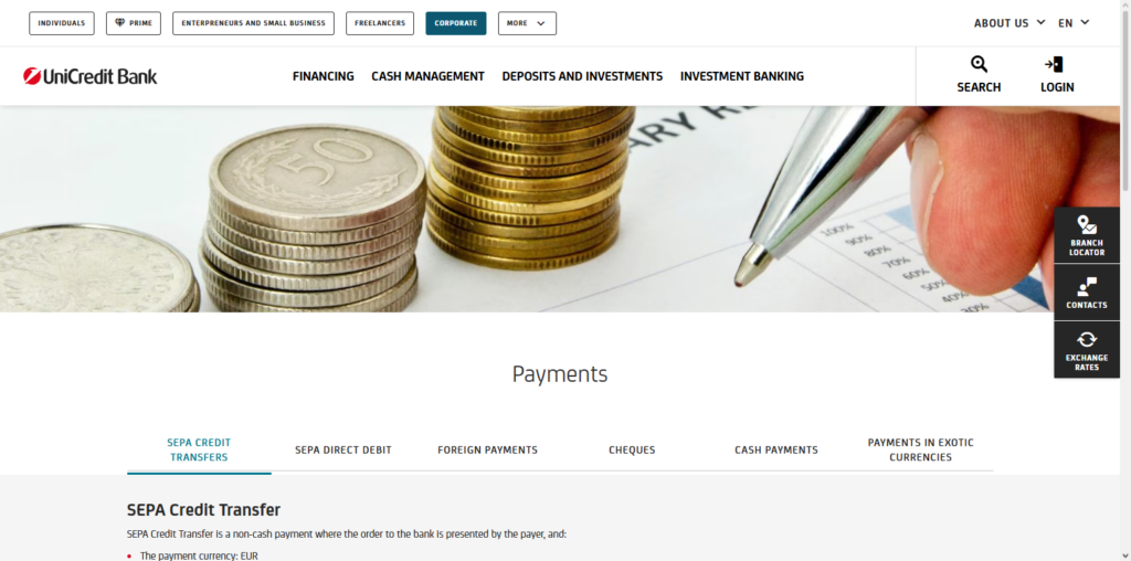 UniCredit SEPA Instant