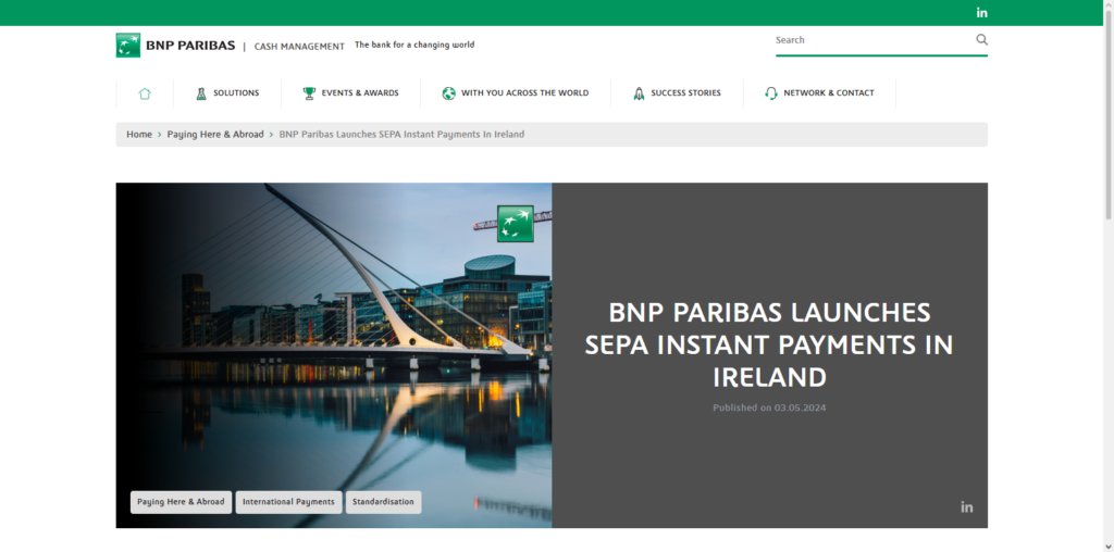 BNP Paribas SEPA Instant