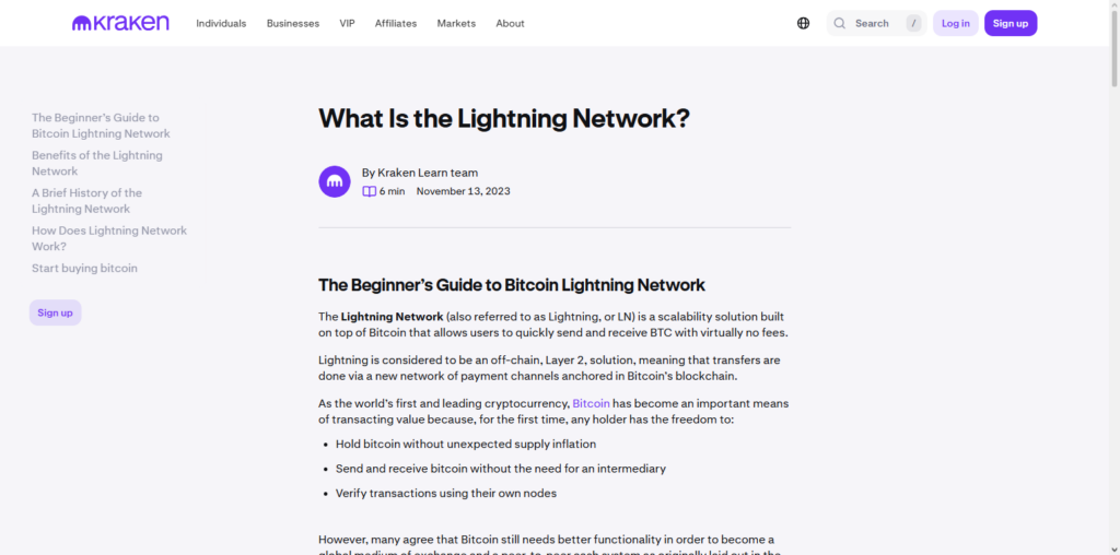 Kraken Lightning