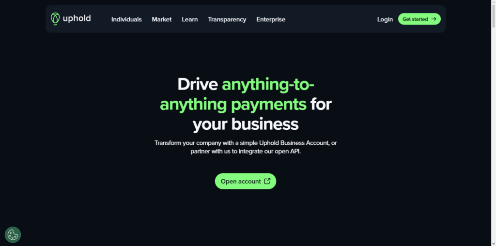 Uphold Business Card