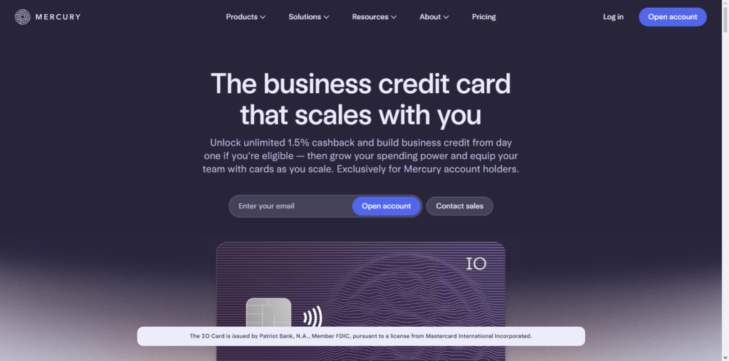 Mercuryo Business Card