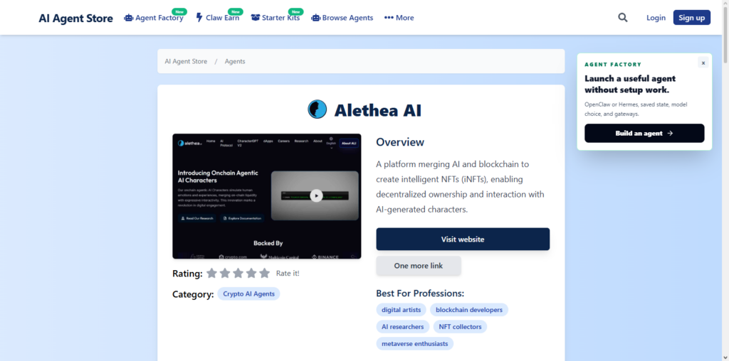 Alethea AI DeFi Tools