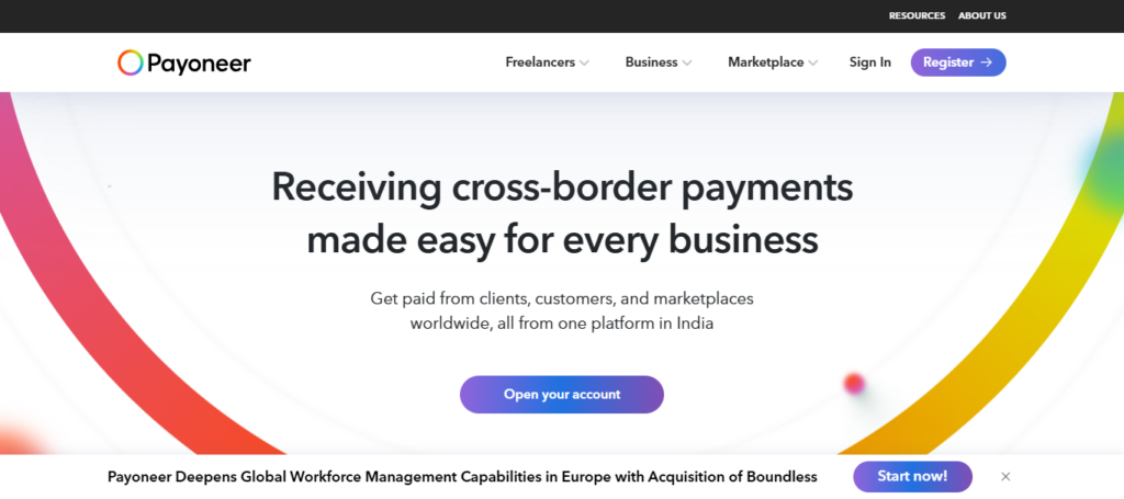 Payoneer Virtual Card