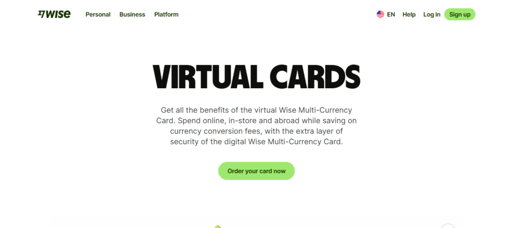 Wise Business Virtual Card