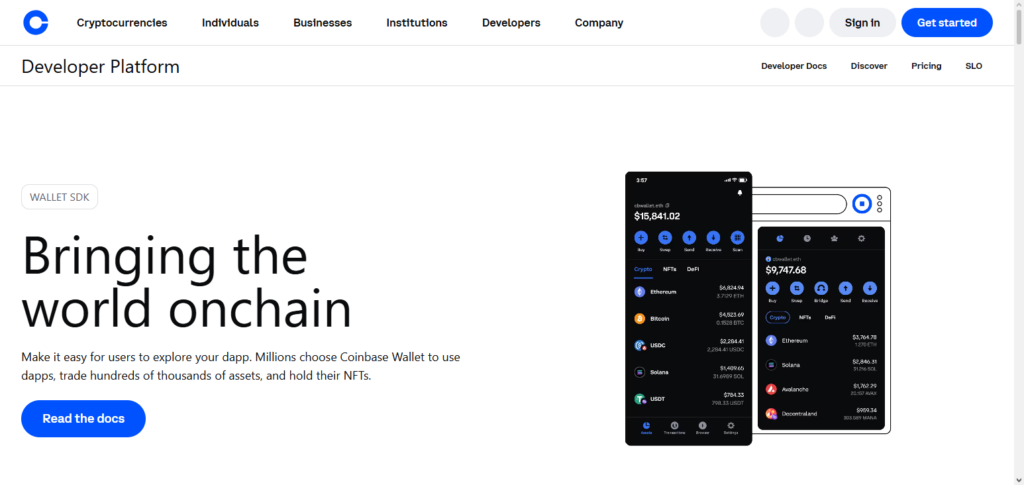 Coinbase Wallet API