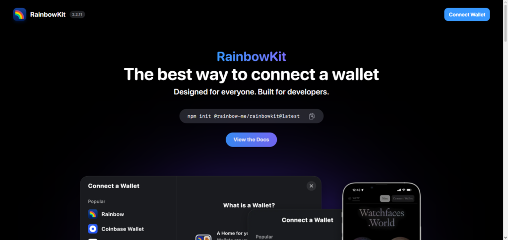 Rainbow Wallet API