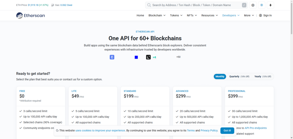 Etherscan API