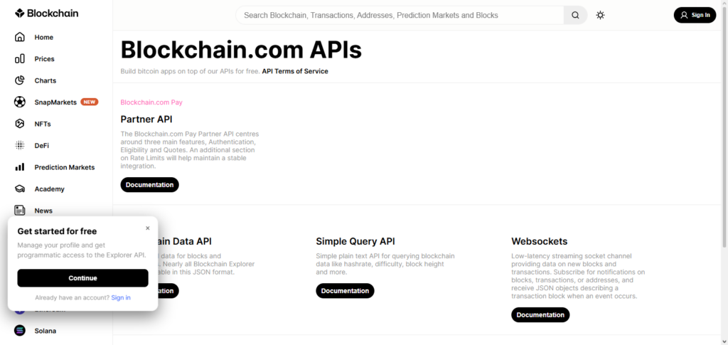 BlockSpan API