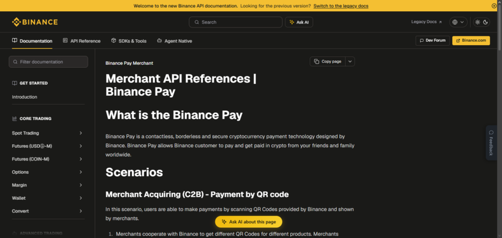 Binance Pay API