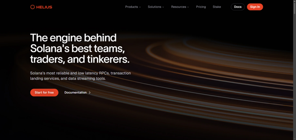 Helius Web3 API