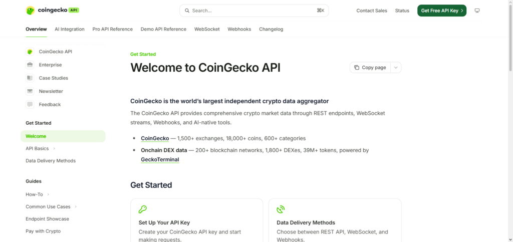 CoinGecko API