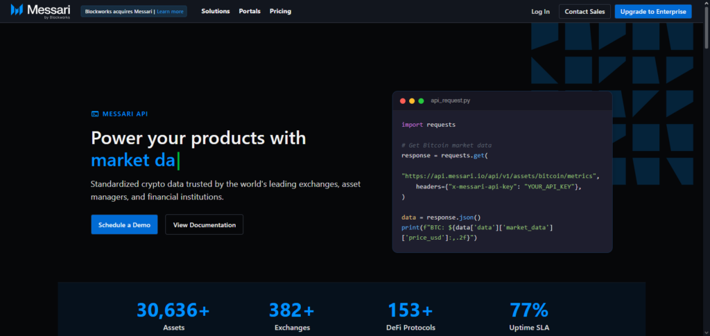 Messari API