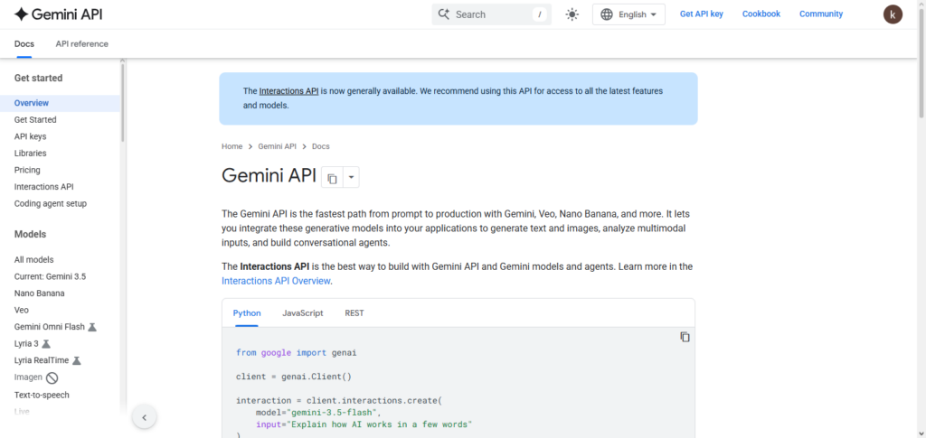 Gemini API