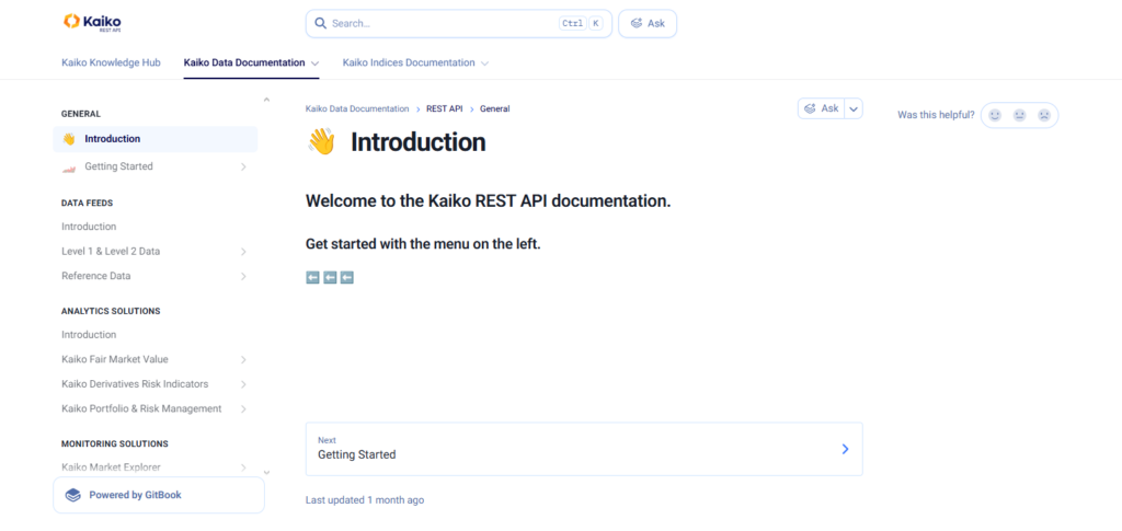Kaiko Portfolio API