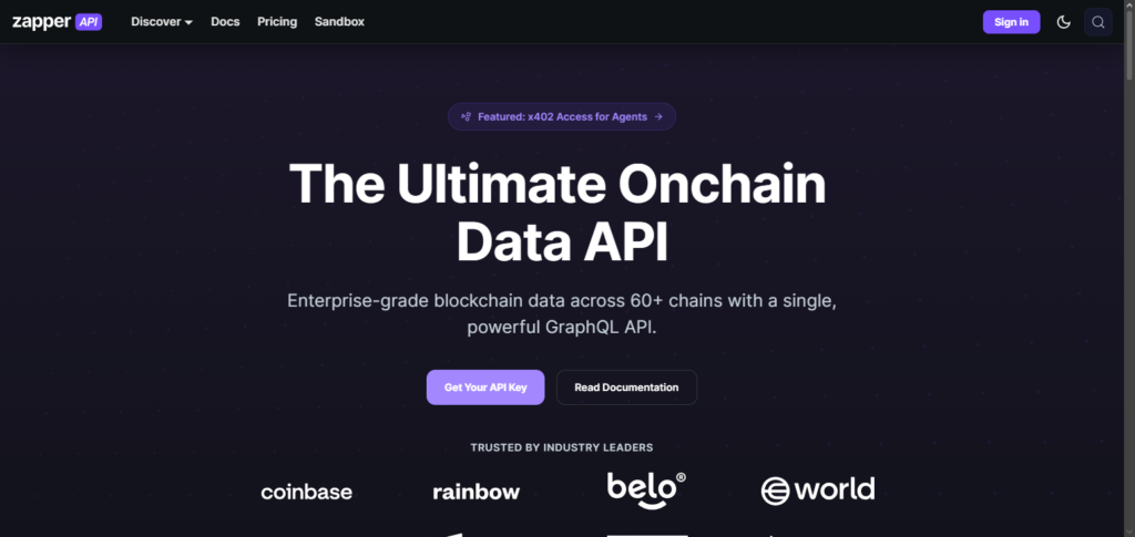 Zapper API