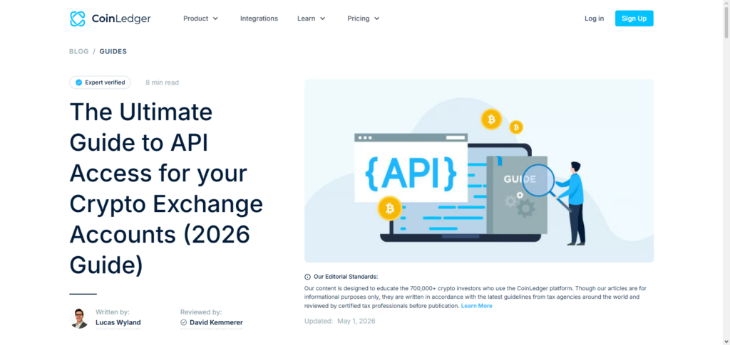 CoinLedger API