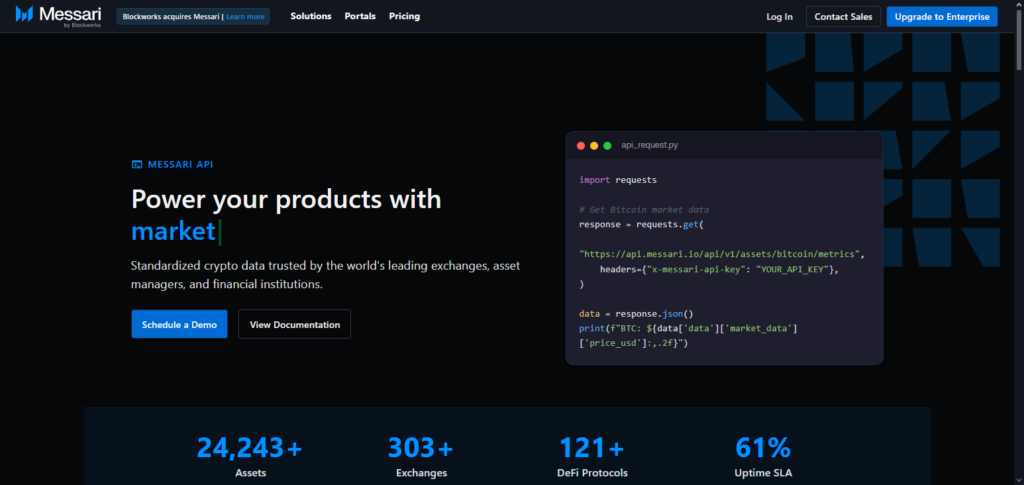 Messari API