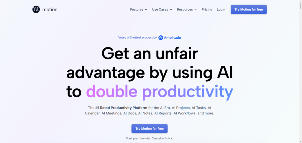 Motion Scheduler