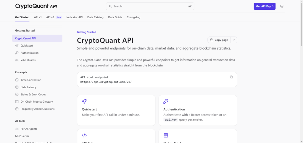CryptoQuant API