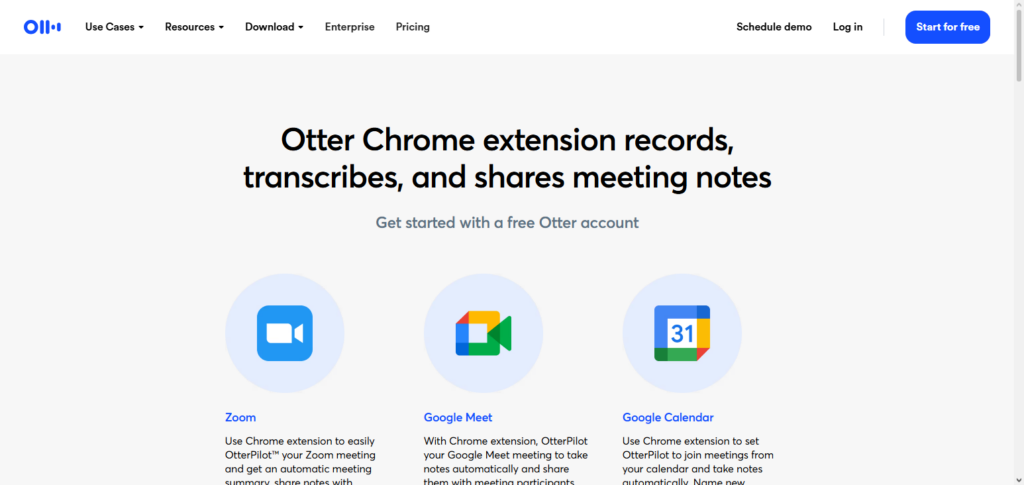 Otter.ai Chrome