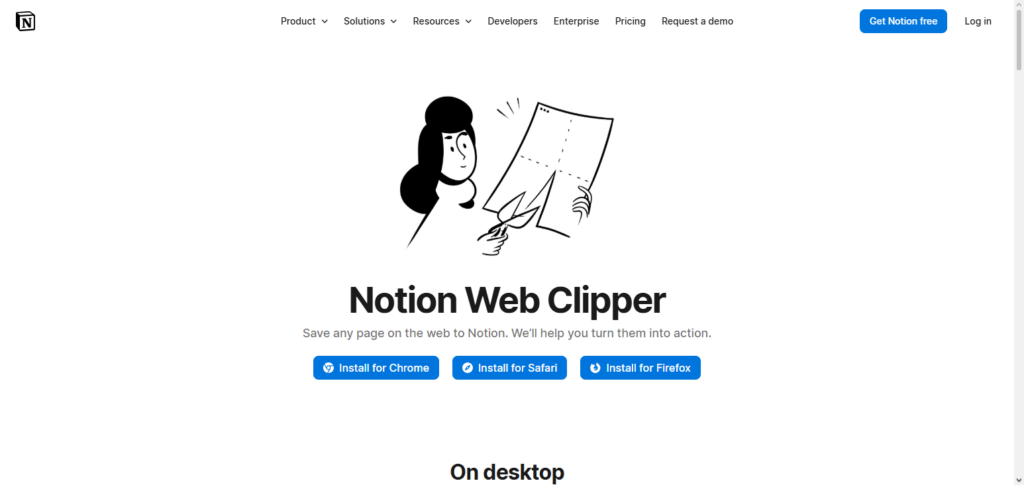 Notion AI Web Clipper