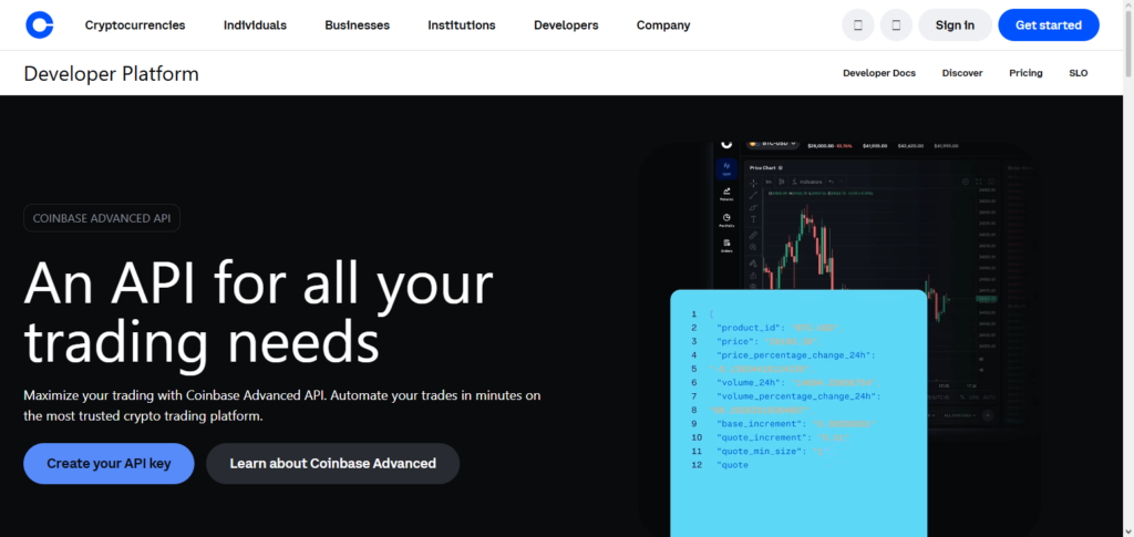 Coinbase Advanced Trade API