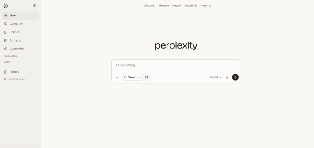 Perplexity AI extension